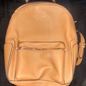NWOT Kate Spade Tan Leather Backpack